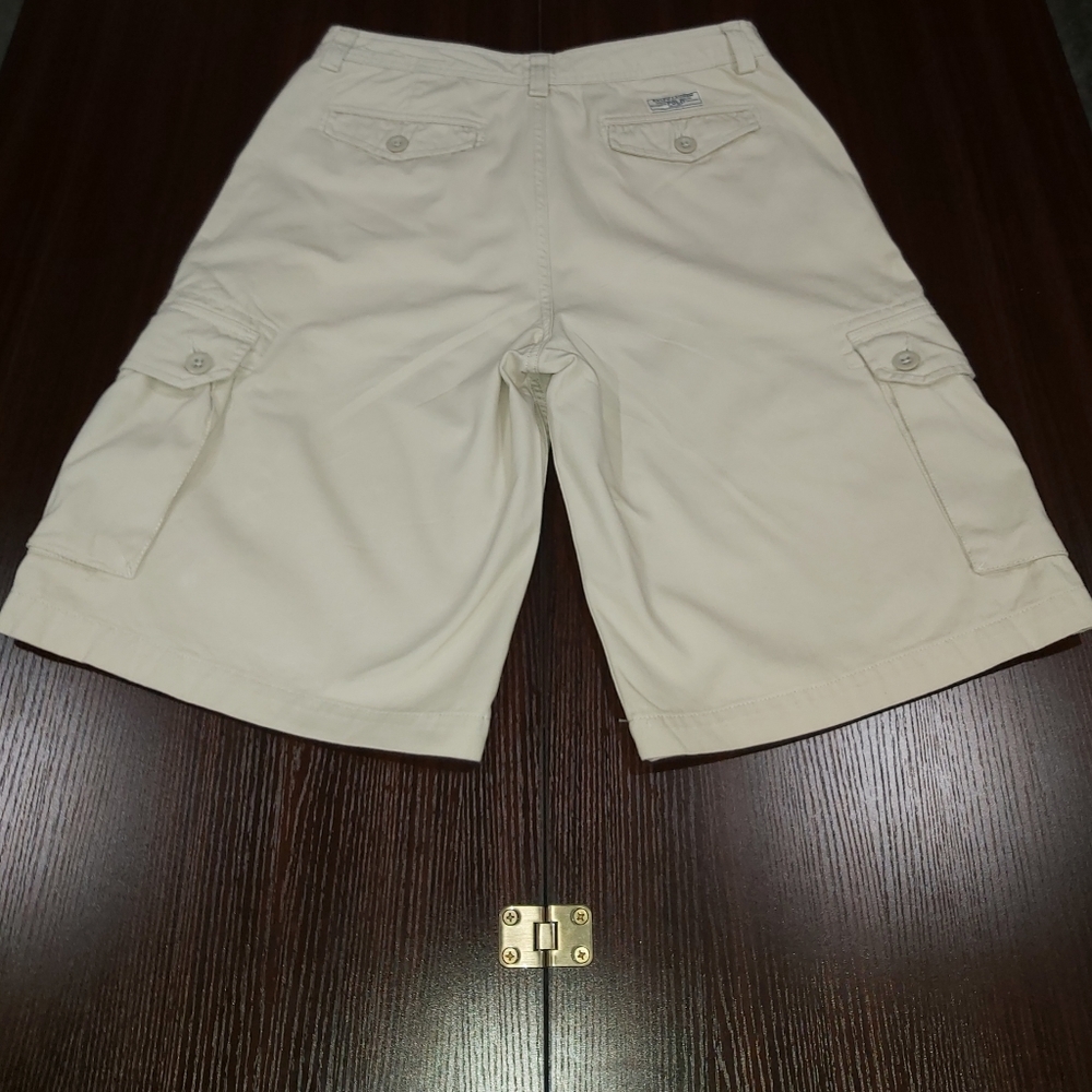 POLO Boys Light Khaki Cargo Shorts Size 20 - Picture 3 of 4